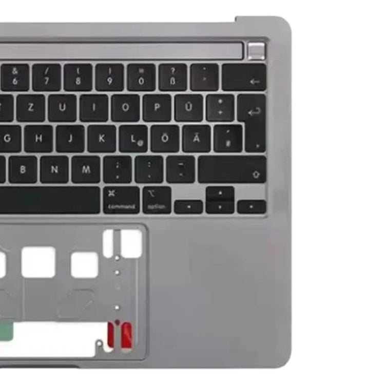 For Macbook Pro 13 inch 2021 A2338 C-side Cover + UK Edition Key Board (Grey) - Bottom Cover by PMC TechLife | Online Shopping South Africa | PMC TechLife