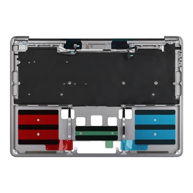 For Macbook Pro 13 inch 2021 A2338 C-side Cover + US Edition Key Board (Grey) - Bottom Cover by PMC TechLife | Online Shopping South Africa | PMC TechLife
