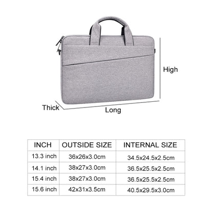 ST03S 13.3 inch Double Side Pockets Wearable Oxford Cloth Soft Handle Portable Laptop Tablet Bag(Deep Space Gray) - 13.3 inch by PMC Jewellery | Online Shopping South Africa | PMC Jewellery | Buy Now Pay Later Mobicred