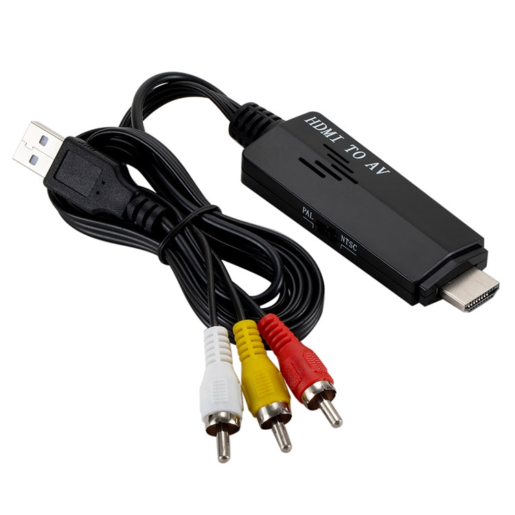 HDMI to RCA 1080P Converter Adapter Cable - Converter by PMC Jewellery | Online Shopping South Africa | PMC Jewellery