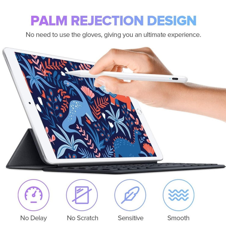 YP0016 Anti-mistouch Magnetic Capacitive Stylus Pen for iPad (White) - Stylus Pen by PMC TechLife | Online Shopping South Africa | PMC TechLife | Buy Now Pay Later Mobicred