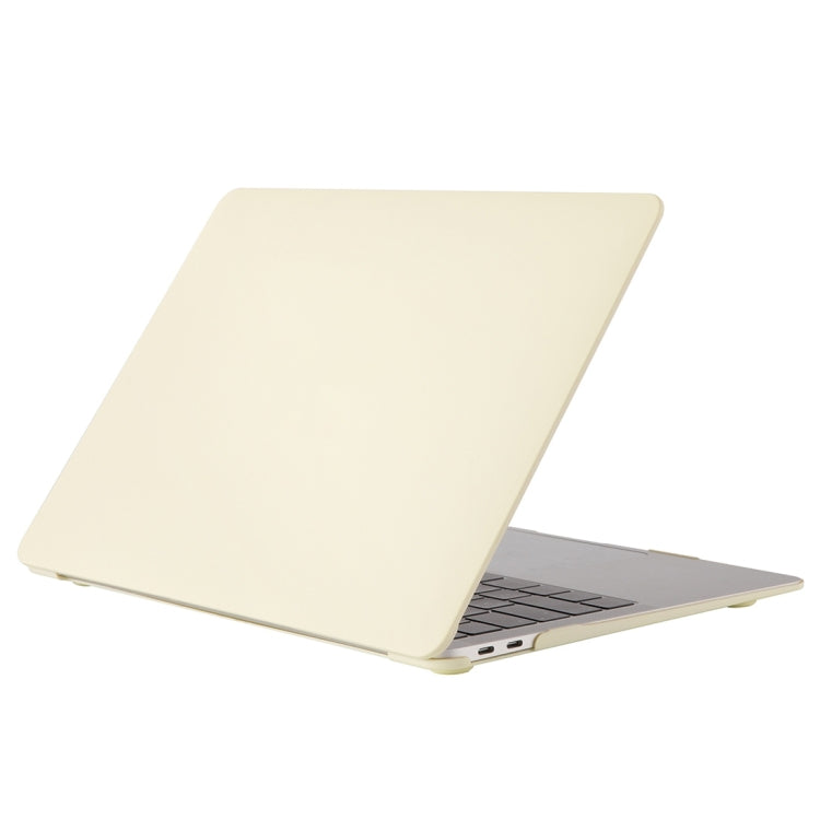 Cream Style Laptop Plastic Protective Case for MacBook Pro 13.3 inch (2019)(Yellow) - MacBook Pro Cases by PMC Jewellery | Online Shopping South Africa | PMC Jewellery | Buy Now Pay Later Mobicred