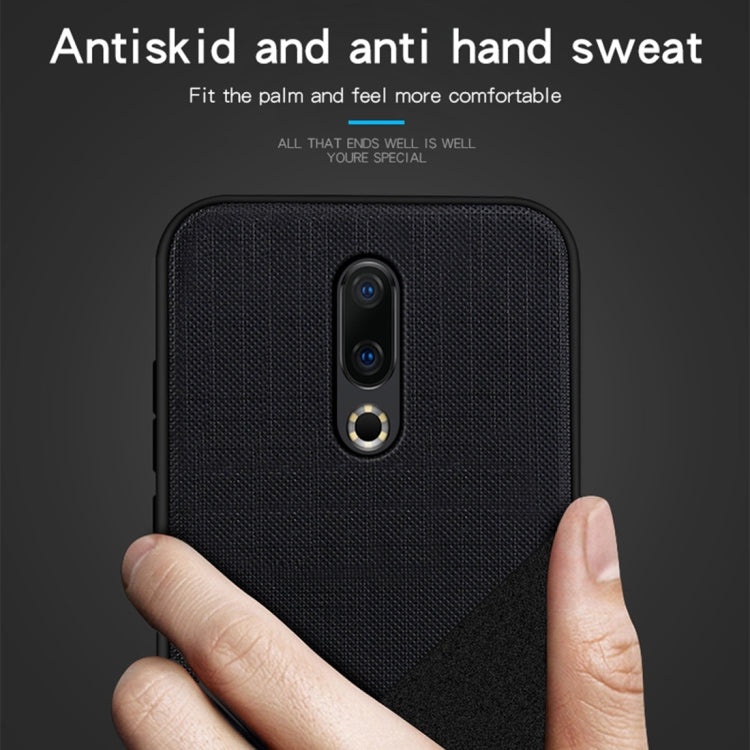 MOFI Shockproof TPU + PC + Cloth Pasted Case for Meizu 16 Plus (Gold) - Meizu by MOFI | Online Shopping South Africa | PMC Jewellery | Buy Now Pay Later Mobicred