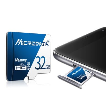 MICRODATA 128GB U3 Blue and White TF(Micro SD) Memory Card - Micro SD Card by MiCRODATA | Online Shopping South Africa | PMC Jewellery | Buy Now Pay Later Mobicred