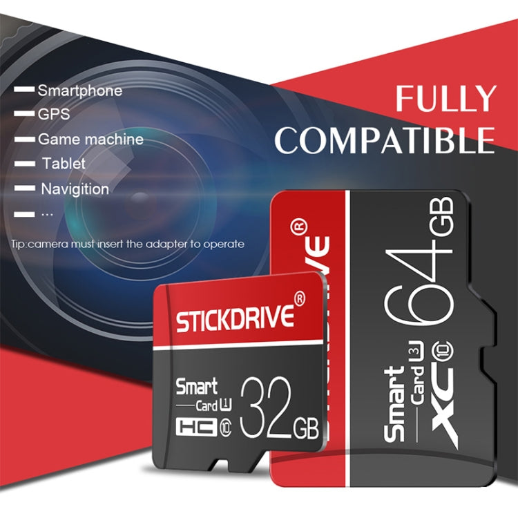 STICKDRIVE 128GB U3 White Line Red and Black TF(Micro SD) Memory Card - Micro SD Card by STICKDRIVE | Online Shopping South Africa | PMC Jewellery | Buy Now Pay Later Mobicred