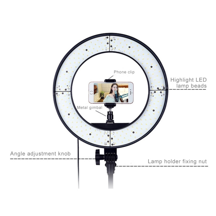 12 Inch Anchor Photography Self-timer LED Ring Fill-in Light - Ring Light by PMC Jewellery | Online Shopping South Africa | PMC Jewellery | Buy Now Pay Later Mobicred