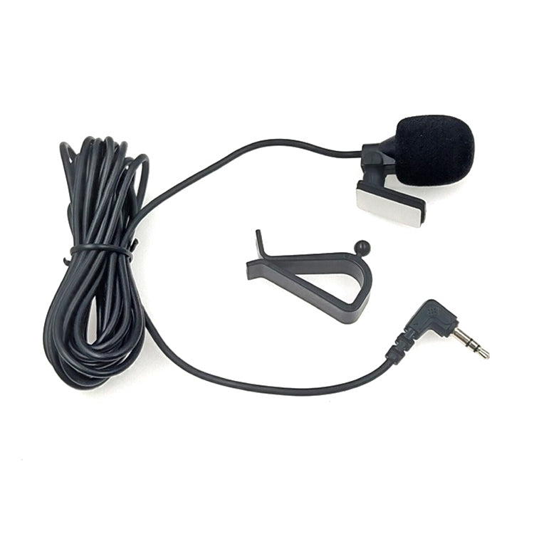 ZJ015MR Stereo 3.5mm Angle Head Plug Car Navigation DVD External Paste Microphone, Length: 3m - Microphone by PMC TechLife | Online Shopping South Africa | PMC TechLife