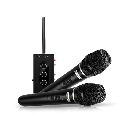 Original Lenovo TW01C TV K Song Dual Wireless Microphone with Sound Card Set - Microphone by Lenovo | Online Shopping South Africa | PMC Jewellery | Buy Now Pay Later Mobicred