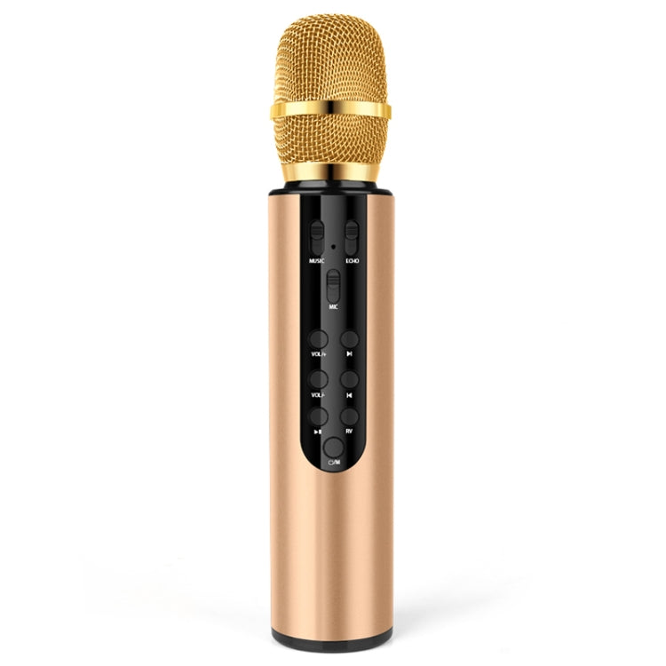 K3 Bluetooth 5.0 Karaoke Live Stereo Sound Wireless Bluetooth Condenser Microphone (Gold) - Microphone by PMC Jewellery | Online Shopping South Africa | PMC Jewellery | Buy Now Pay Later Mobicred