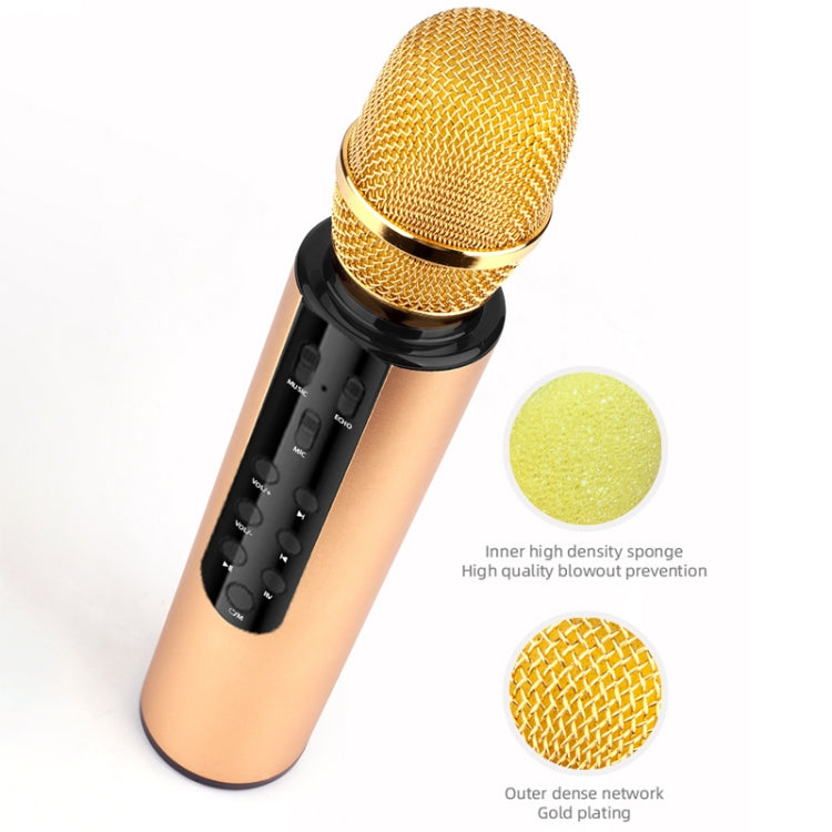 K3 Bluetooth 5.0 Karaoke Live Stereo Sound Wireless Bluetooth Condenser Microphone (Pink) - Microphone by PMC Jewellery | Online Shopping South Africa | PMC Jewellery | Buy Now Pay Later Mobicred