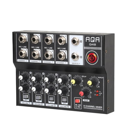 AQA 8-channel Mixer Microphone Effector (Black) - Live Sound Effects Processors by PMC Jewellery | Online Shopping South Africa | PMC Jewellery | Buy Now Pay Later Mobicred