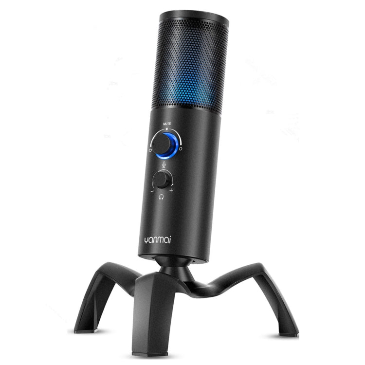 Yanmai Q18 USB Professional Computer Microphone Anchor Recording Karaoke Condenser Microphone (Black) - Microphone by Yanmai | Online Shopping South Africa | PMC Jewellery | Buy Now Pay Later Mobicred