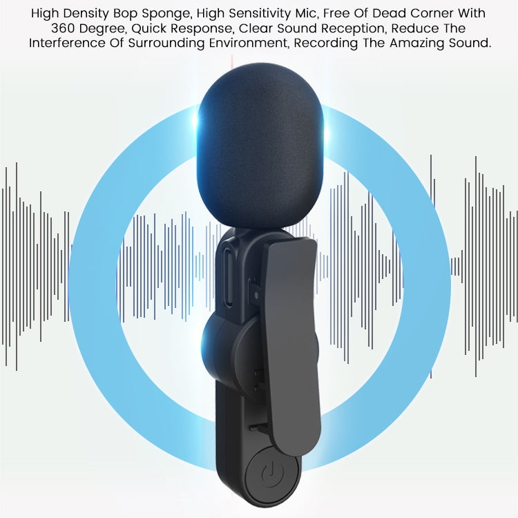 EP033T USB-C / Type-C Interface Lavalier Wireless Radio Microphone - Microphone by PMC TechLife | Online Shopping South Africa | PMC TechLife | Buy Now Pay Later Mobicred