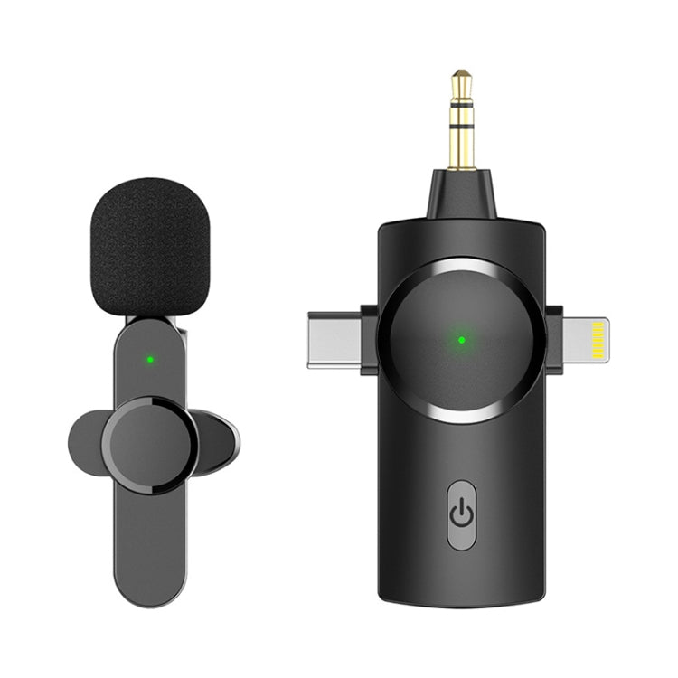AP031-1 3 in 1 Noise Reduction Lavalier Wireless Microphone - Microphone by PMC TechLife | Online Shopping South Africa | PMC TechLife | Buy Now Pay Later Mobicred