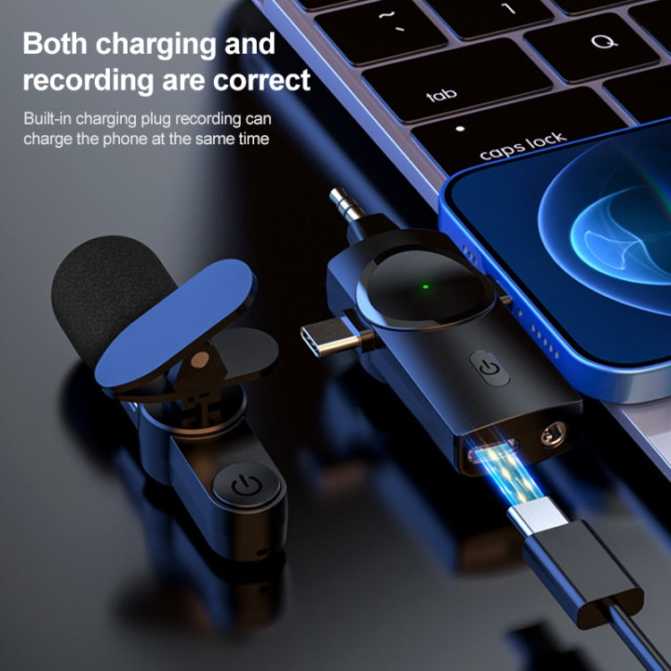 AP031-1 3 in 1 Noise Reduction Lavalier Wireless Microphone - Microphone by PMC TechLife | Online Shopping South Africa | PMC TechLife | Buy Now Pay Later Mobicred