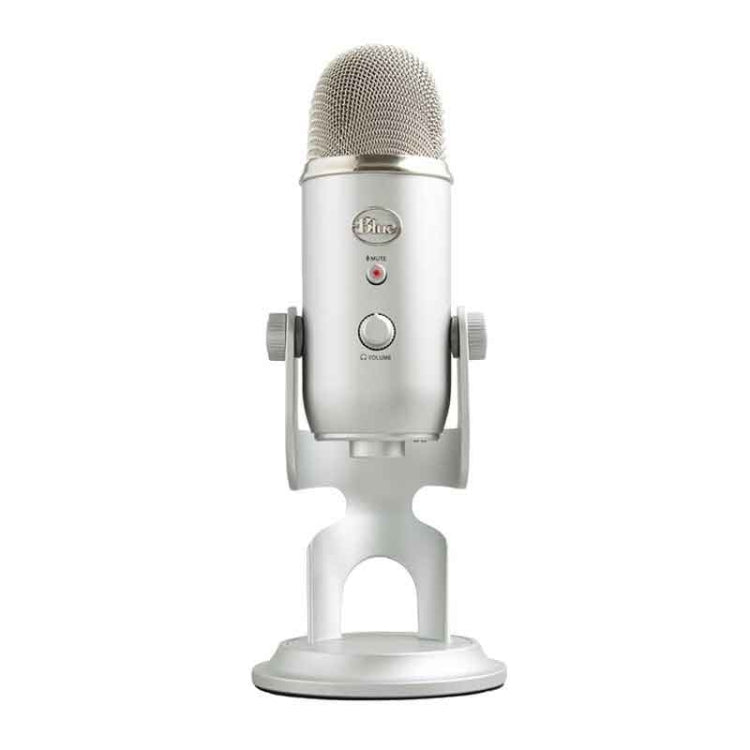 Logitech Blue Yeti USB Condenser Microphone(Silver) - Microphone by Logitech | Online Shopping South Africa | PMC TechLife | Buy Now Pay Later Mobicred