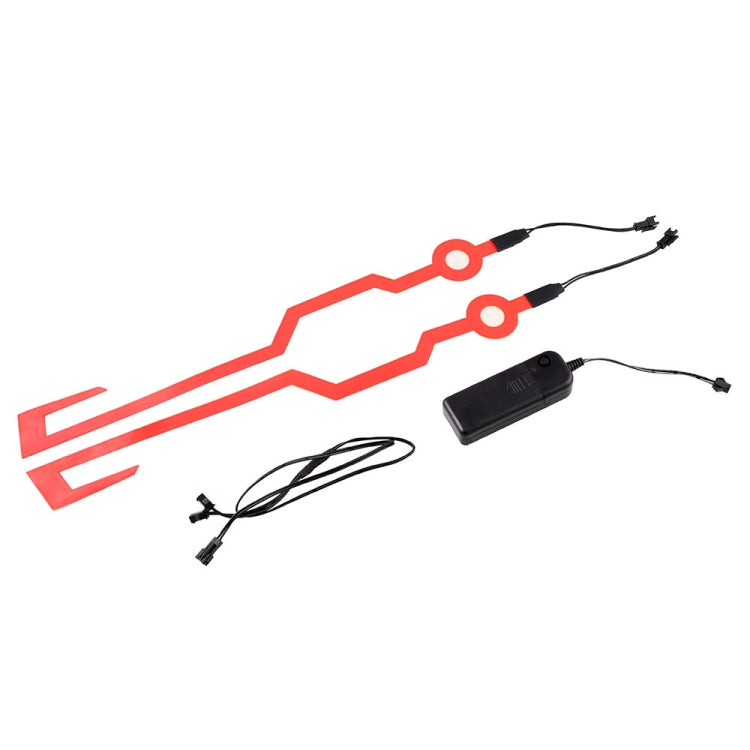 MB-MHL002 Motorcycle Modification Accessories Universal Pasteable Helmet Light Strip(Red) - Ornamental Parts by PMC TechLife | Online Shopping South Africa | PMC TechLife | Buy Now Pay Later Mobicred