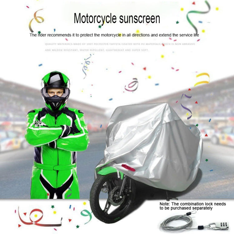 210D Oxford Cloth Motorcycle Electric Car Rainproof Dust-proof Cover, Size: XL (Silver) - Raincoat by PMC Jewellery | Online Shopping South Africa | PMC Jewellery | Buy Now Pay Later Mobicred