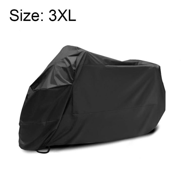 210D Oxford Cloth Motorcycle Electric Car Rainproof Dust-proof Cover, Size: XXXL (Black) - Raincoat by PMC Jewellery | Online Shopping South Africa | PMC Jewellery | Buy Now Pay Later Mobicred