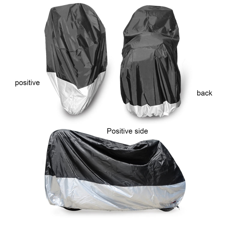 210D Oxford Cloth Motorcycle Electric Car Rainproof Dust-proof Cover, Size: L (Black) - Raincoat by PMC Jewellery | Online Shopping South Africa | PMC Jewellery | Buy Now Pay Later Mobicred