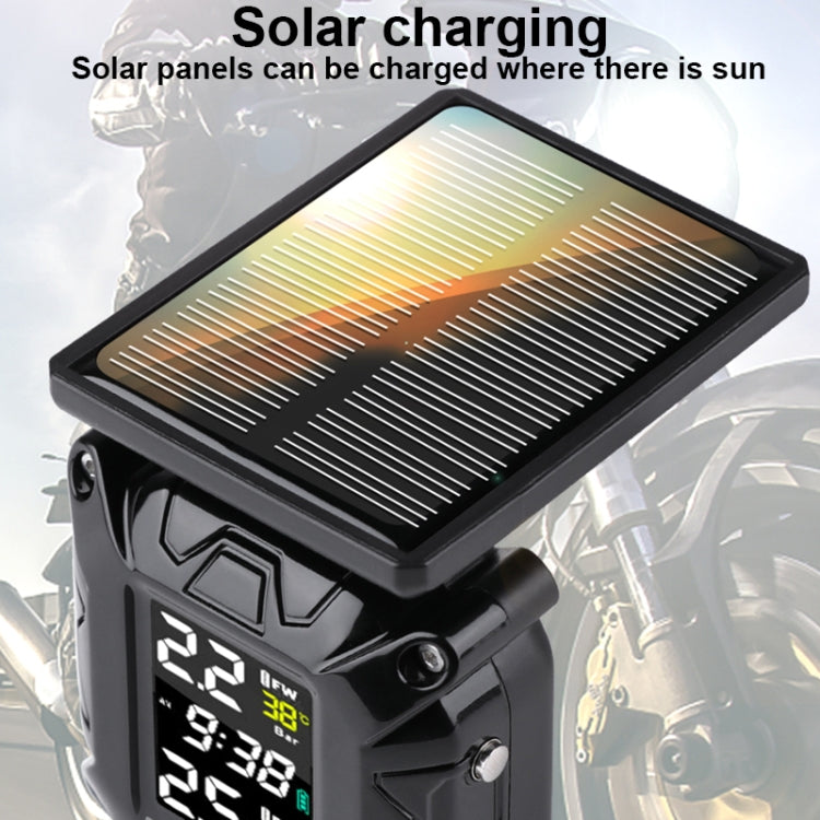 M9 Anti-vibration Motorcycle Solar Wireless Tire Pressure Monitor  Tire Pressure - Electrical System by PMC Jewellery | Online Shopping South Africa | PMC Jewellery