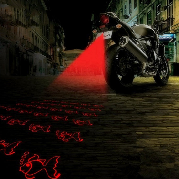 200mW   Red Light  Motorcycle Laser Fog  Lamp,DC 8-36V ,Cable Length;73cm - Fog Lights by PMC Jewellery | Online Shopping South Africa | PMC Jewellery