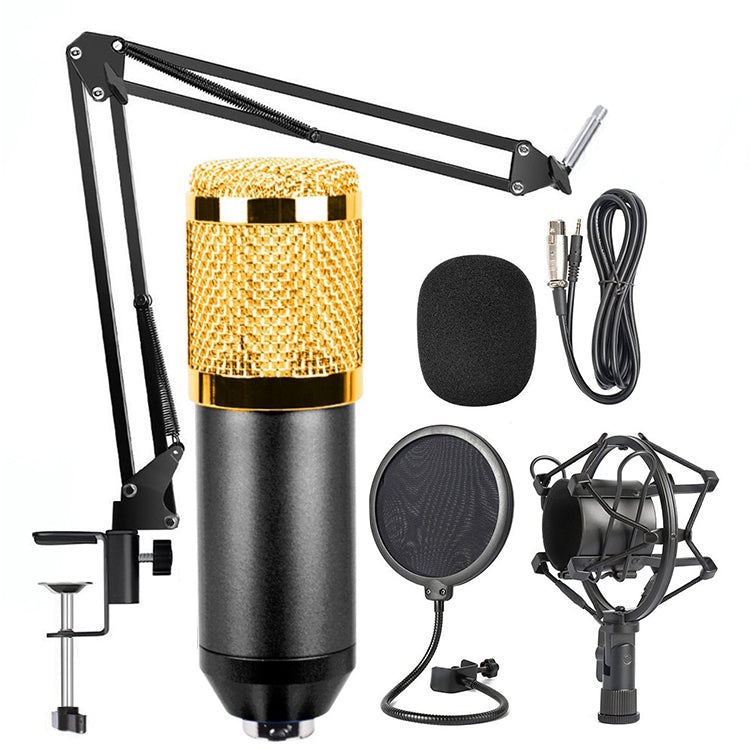 BM-800 Network K-Song Dedicated High-end Metal Shock Mount Microphone Set(Black) - Microphone by PMC Jewellery | Online Shopping South Africa | PMC Jewellery | Buy Now Pay Later Mobicred