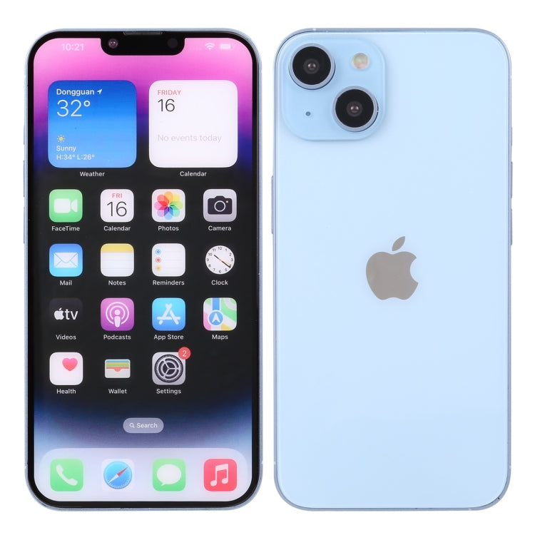 For iPhone 14 Plus Color Screen Non-Working Fake Dummy Display Model (Blue) - For iPhone & iPad by PMC TechLife | Online Shopping South Africa | PMC TechLife
