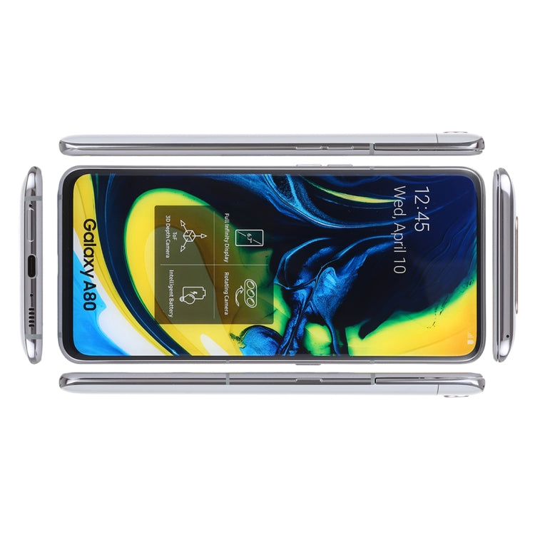 For Galaxy A80 Original Color Screen Non-Working Fake Dummy Display Model (White) - For Galaxy by PMC Jewellery | Online Shopping South Africa | PMC Jewellery | Buy Now Pay Later Mobicred