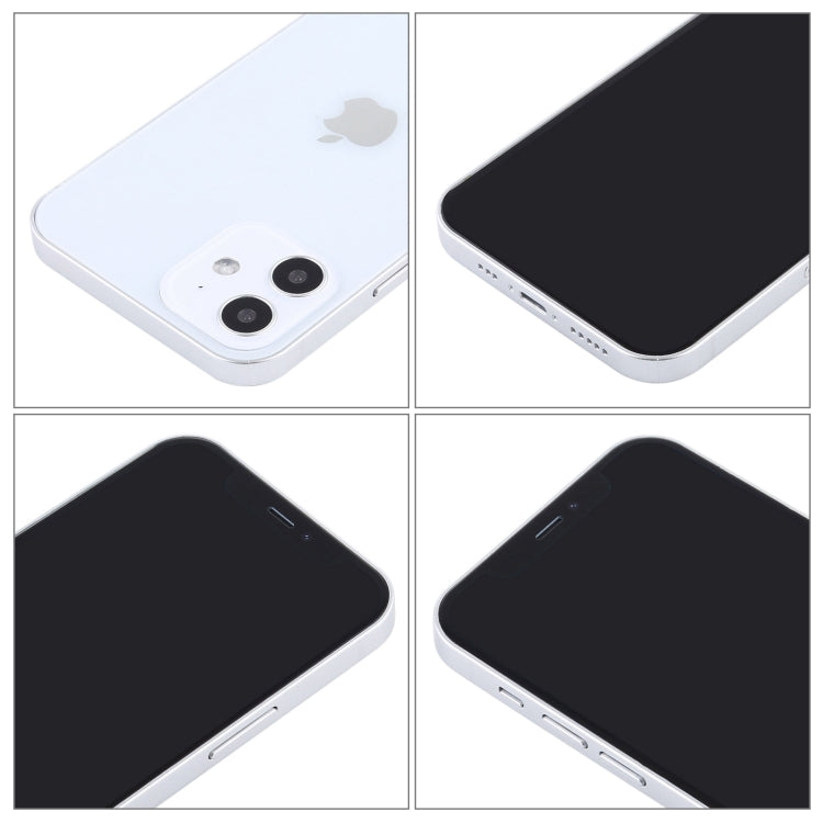 For iPhone 12 Black Screen Non-Working Fake Dummy Display Model(White) - For iPhone & iPad by PMC Jewellery | Online Shopping South Africa | PMC Jewellery | Buy Now Pay Later Mobicred