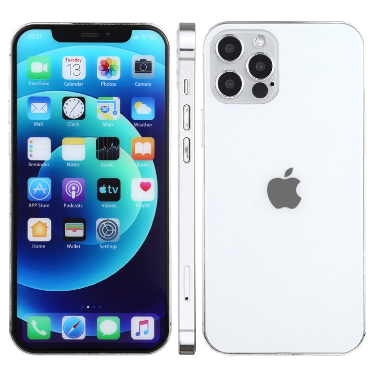 For iPhone 12 Pro Max Color Screen Non-Working Fake Dummy Display Model(Silver) - For iPhone & iPad by PMC TechLife | Online Shopping South Africa | PMC TechLife