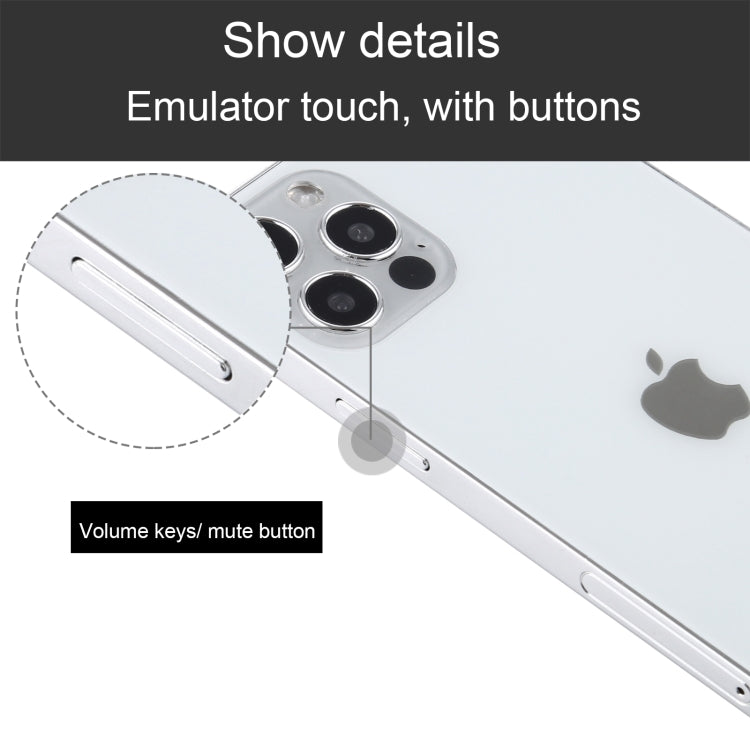 For iPhone 12 Pro Max Color Screen Non-Working Fake Dummy Display Model(Silver) - For iPhone & iPad by PMC TechLife | Online Shopping South Africa | PMC TechLife