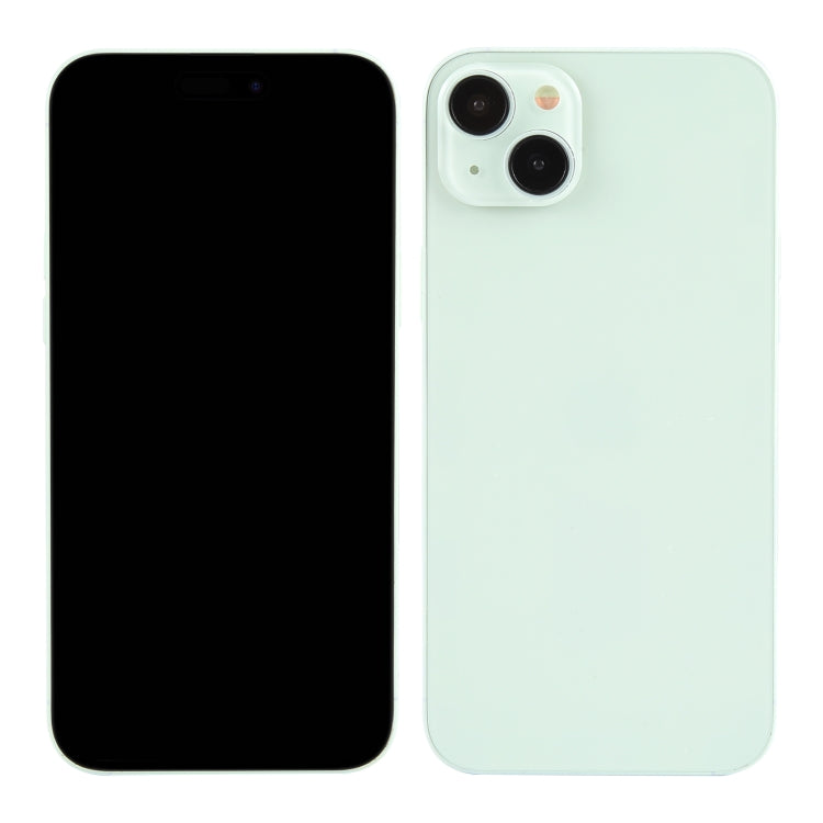 For iPhone 15 Black Screen Non-Working Fake Dummy Display Model (Green) - For iPhone & iPad by PMC TechLife | Online Shopping South Africa | PMC TechLife | Buy Now Pay Later Mobicred