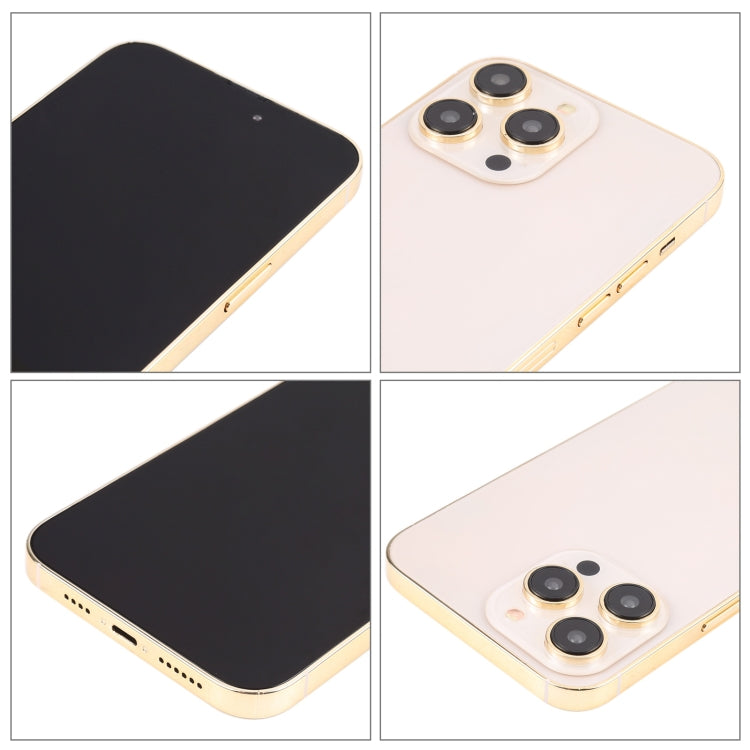 For iPhone 14 Pro Max Black Screen Non-Working Fake Dummy Display Model (Gold) - For iPhone & iPad by PMC Jewellery | Online Shopping South Africa | PMC Jewellery