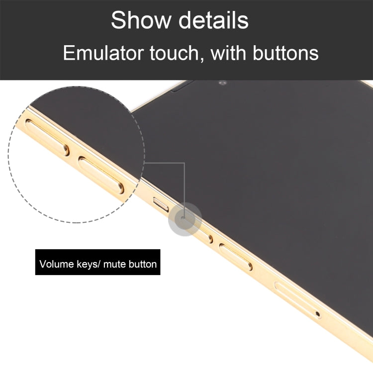 For iPhone 14 Pro Max Black Screen Non-Working Fake Dummy Display Model (Gold) - For iPhone & iPad by PMC Jewellery | Online Shopping South Africa | PMC Jewellery