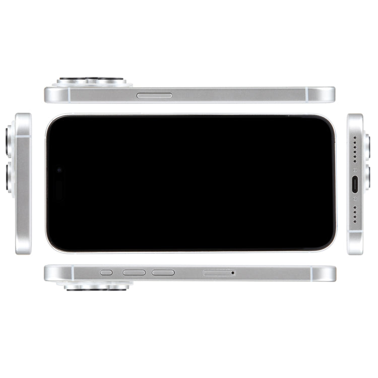 For iPhone 15 Pro Max Black Screen Non-Working Fake Dummy Display Model (White) - For iPhone & iPad by PMC TechLife | Online Shopping South Africa | PMC TechLife