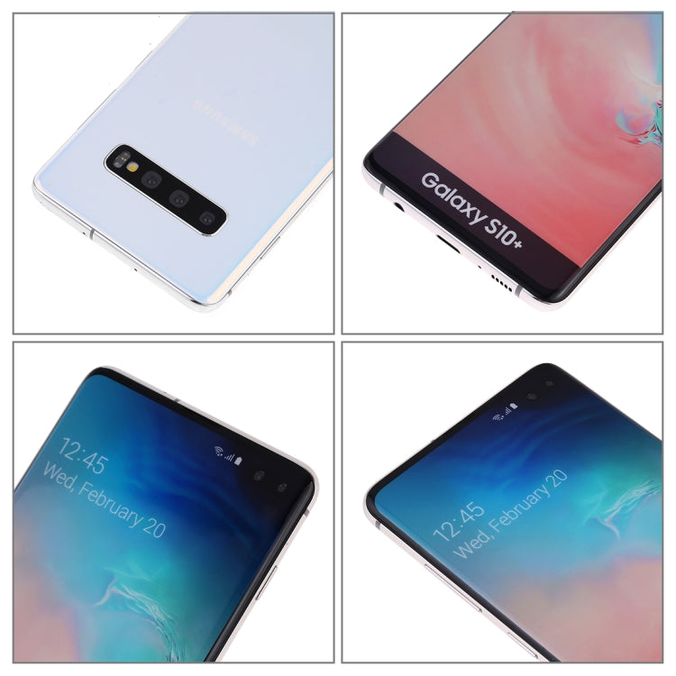 For Galaxy S10+ Original Color Screen Non-Working Fake Dummy Display Model (Zircon White) - For Galaxy by PMC Jewellery | Online Shopping South Africa | PMC Jewellery | Buy Now Pay Later Mobicred