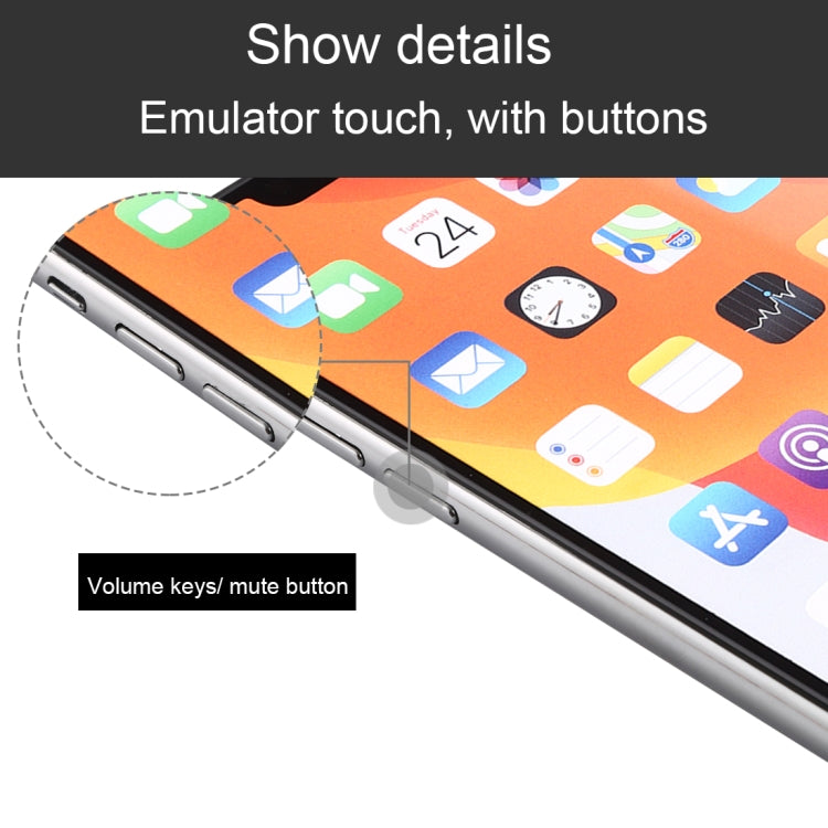 For iPhone 11 Pro Max Color Screen Non-Working Fake Dummy Display Model (Silver) - For iPhone & iPad by PMC Jewellery | Online Shopping South Africa | PMC Jewellery | Buy Now Pay Later Mobicred