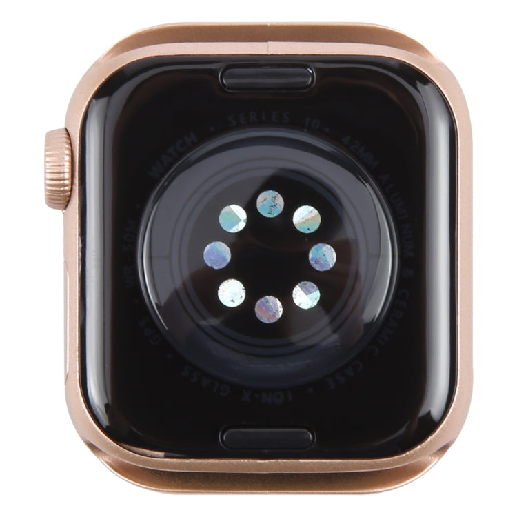 For Apple Watch Series 10 42mm Black Screen Non-Working Fake Dummy Display Model, For Photographing Watch-strap, No Watchband (Rose Gold) - Watch Model by PMC Jewellery | Online Shopping South Africa | PMC Jewellery | Buy Now Pay Later Mobicred