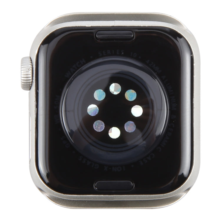 For Apple Watch Series 10 46mm Black Screen Non-Working Fake Dummy Display Model, For Photographing Watch-strap, No Watchband (Silver) - Watch Model by PMC Jewellery | Online Shopping South Africa | PMC Jewellery | Buy Now Pay Later Mobicred