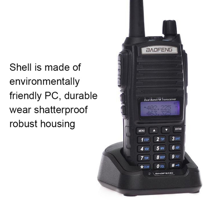 BaoFeng UV-82 5W Dual Band Two-Way Radio FM VHF UHF Handheld Walkie Talkie - Handheld Walkie Talkie by BAOFENG | Online Shopping South Africa | PMC Jewellery | Buy Now Pay Later Mobicred