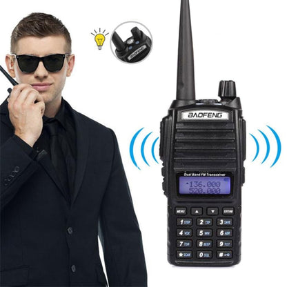 BaoFeng UV-82 5W Dual Band Two-Way Radio FM VHF UHF Handheld Walkie Talkie - Handheld Walkie Talkie by BAOFENG | Online Shopping South Africa | PMC Jewellery | Buy Now Pay Later Mobicred