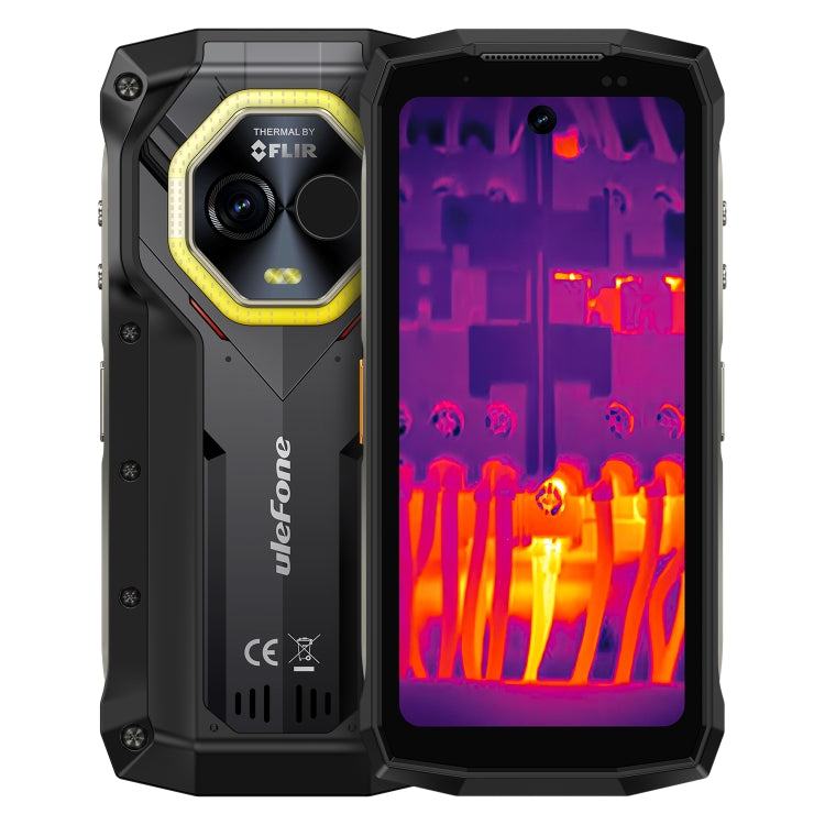 Ulefone Armor Mini 20T Pro, Thermal Imaging, 8GB+256GB, IP68/IP69K Rugged Phone, 4.7 inch Android 14 MediaTek Dimensity 6300 5G Octa Core, Network: 5G, NFC, OTG (Mecha Black) - Ulefone by Ulefone | Online Shopping South Africa | PMC Jewellery | Buy Now Pay Later Mobicred