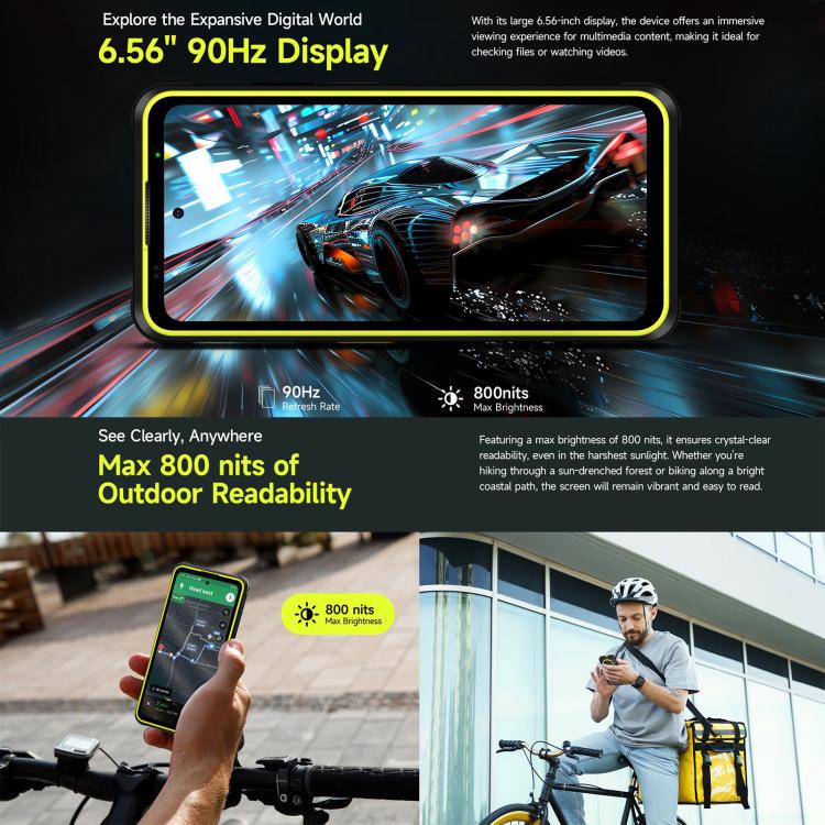 Ulefone Armor X31, 6GB+128GB, Night Vision, IP68/IP69K Rugged Phone, 6.56 inch Android 14 MediaTek Helio G91 Octa Core, Network: 4G, NFC, OTG (Black) - free shipping - PMC TechLife - Order now!