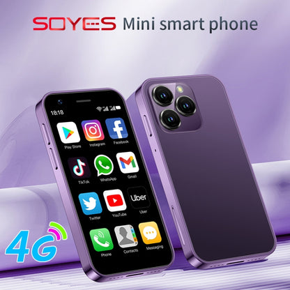 SOYES XS16, 3GB+64GB, 3.0 inch Android 10.0 MTK6737 Quad Core, Bluetooth, WiFi, Network: 4G, Dual SIM, Support Google Play Store (Purple) - SOYES by SOYES | Online Shopping South Africa | PMC Jewellery | Buy Now Pay Later Mobicred