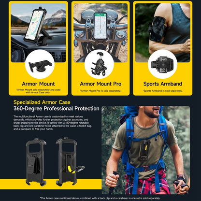 [HK Warehouse] Ulefone Armor 27 Pro Rugged Phone, 12GB+256GB, Night Vision, 10600mAh, 6.78 inch Android 14 MediaTek Dimensity 6300 Octa Core, Network: 5G, NFC (Black) - Ulefone by Ulefone | Online Shopping South Africa | PMC Jewellery | Buy Now Pay Later Mobicred