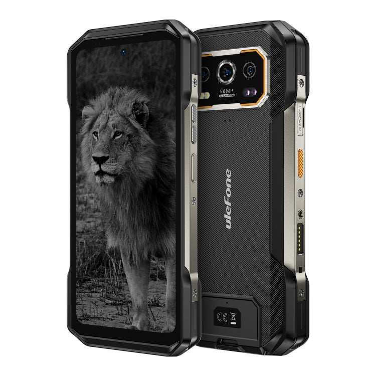 [HK Warehouse] Ulefone Armor 27 Pro Rugged Phone, 12GB+256GB, Night Vision, 10600mAh, 6.78 inch Android 14 MediaTek Dimensity 6300 Octa Core, Network: 5G, NFC (Black) - Ulefone by Ulefone | Online Shopping South Africa | PMC Jewellery | Buy Now Pay Later Mobicred