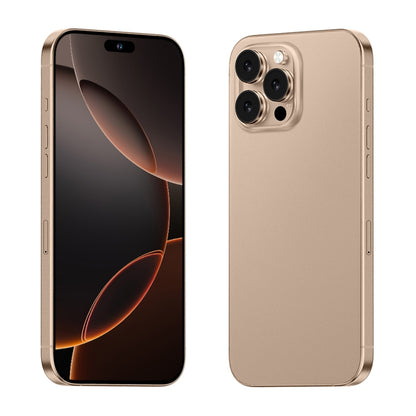 i16 Pro Max / A08A, 3GB+64GB, 6.73 inch Screen, Face Identification, Android 8.1 MTK6753 Octa Core, Network: 4G, Dual SIM, AU Plug (Gold) -  by PMC Jewellery | Online Shopping South Africa | PMC Jewellery | Buy Now Pay Later Mobicred