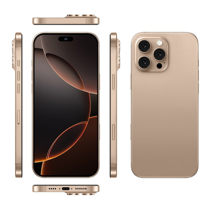 i16 Pro Max / A08A, 3GB+64GB, 6.73 inch Screen, Face Identification, Android 8.1 MTK6753 Octa Core, Network: 4G, Dual SIM, AU Plug (Gold) -  by PMC Jewellery | Online Shopping South Africa | PMC Jewellery | Buy Now Pay Later Mobicred