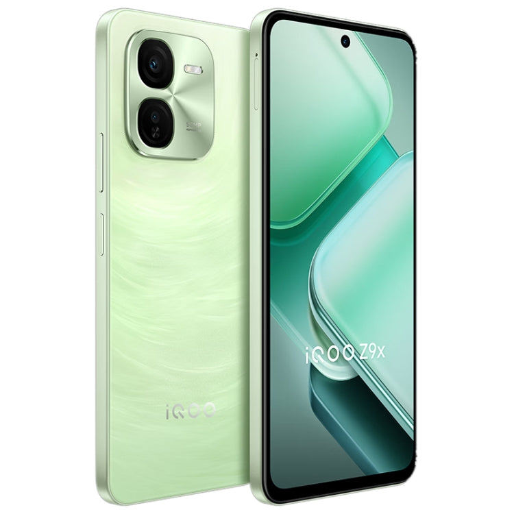 vivo iQOO Z9x, Dual Back Cameras, 8GB+256GB, Face ID Screen Fingerprint Identification, 6.72 inch Android 14.0 OriginOS 4 Snapdragon 6 Gen 1 Octa Core 2.2GHz, OTG, Network: 5G, Support Google Play (Light Green) - vivo by vivo | Online Shopping South Africa | PMC Jewellery | Buy Now Pay Later Mobicred